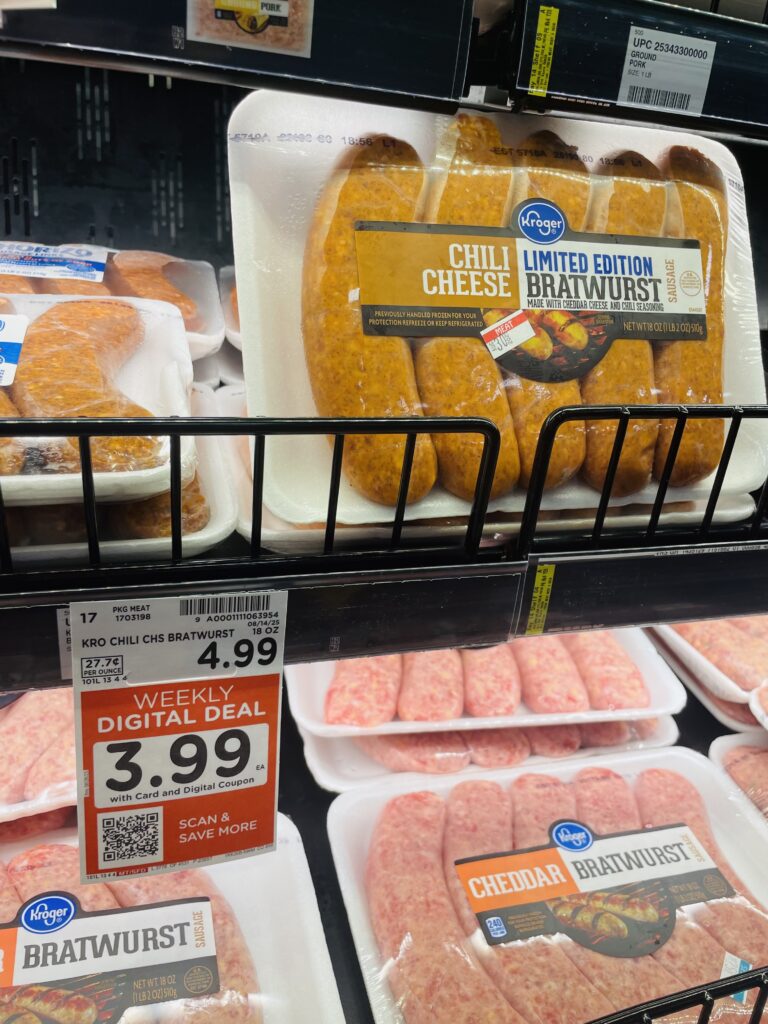 kroger dinner sausage shelf image (1)