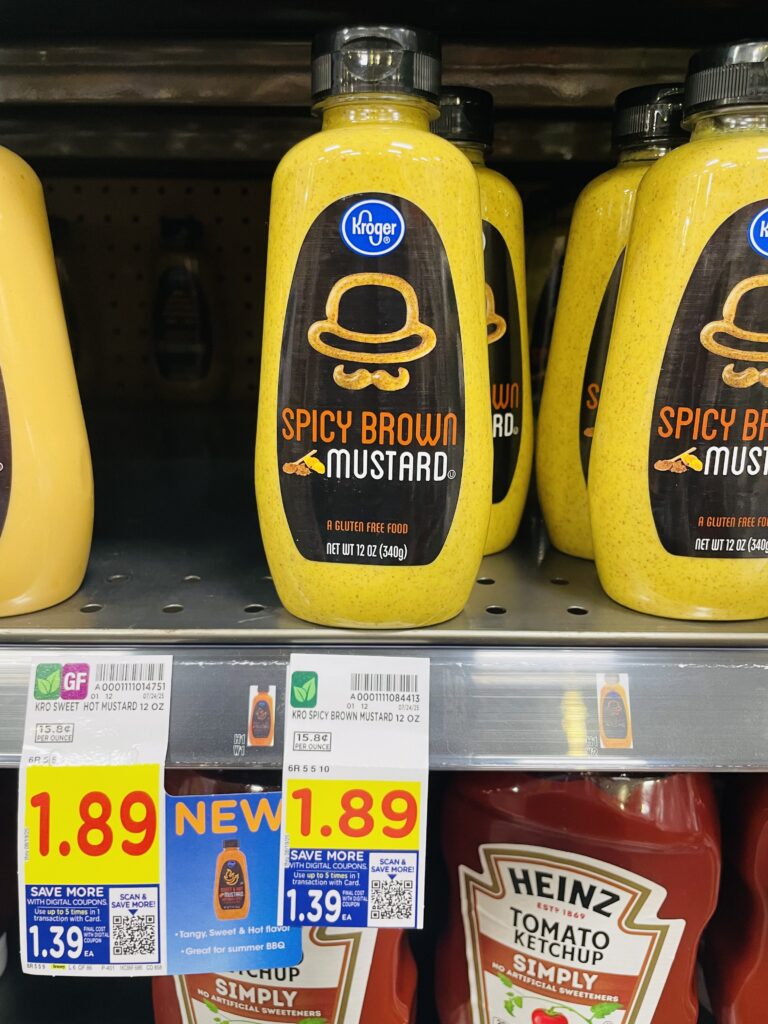 kroger mustard shelf image (2)