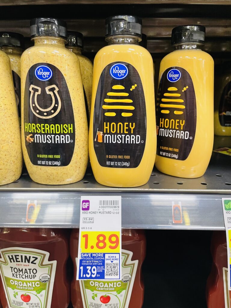 kroger mustard shelf image (2)
