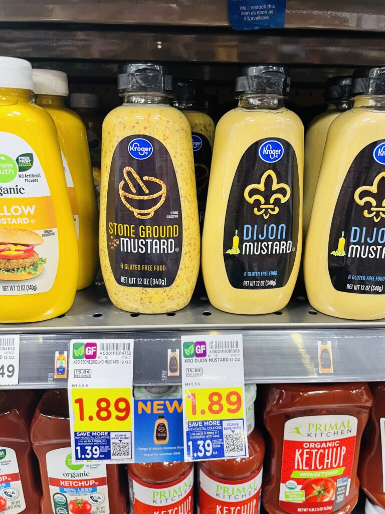 kroger mustard shelf image (2)