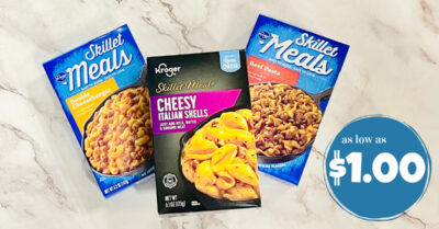 kroger skillet meals kroger krazy