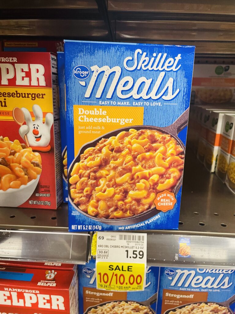 kroger skillet meals shelf image (1)