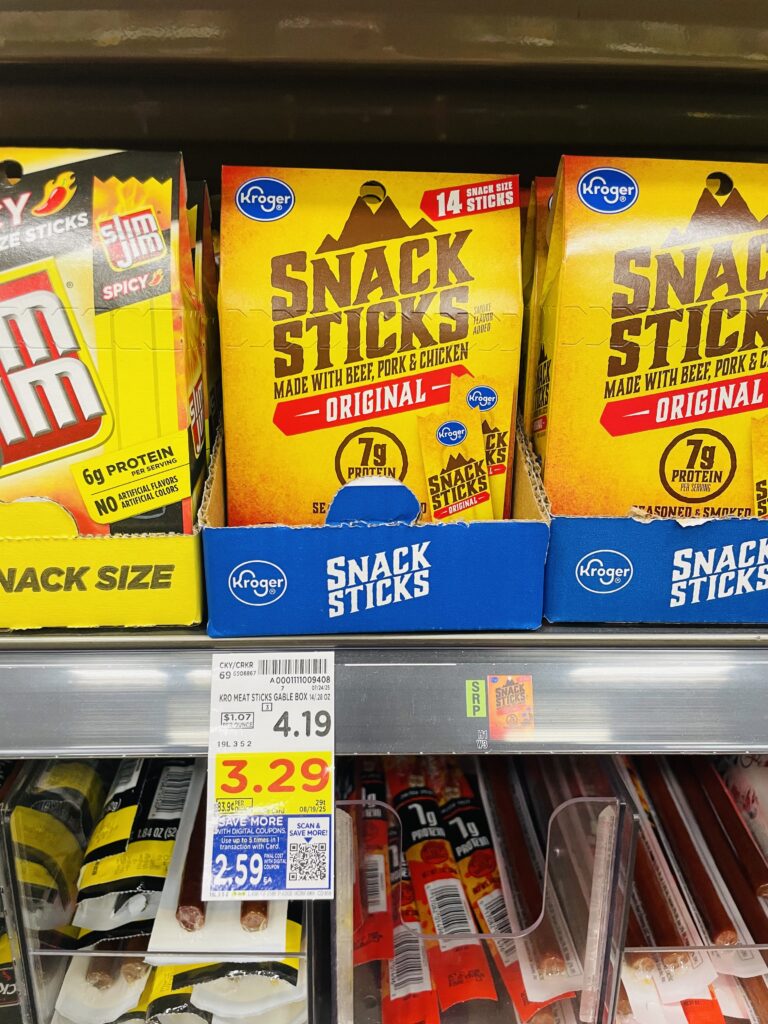 kroger snack sticks shelf image (1)