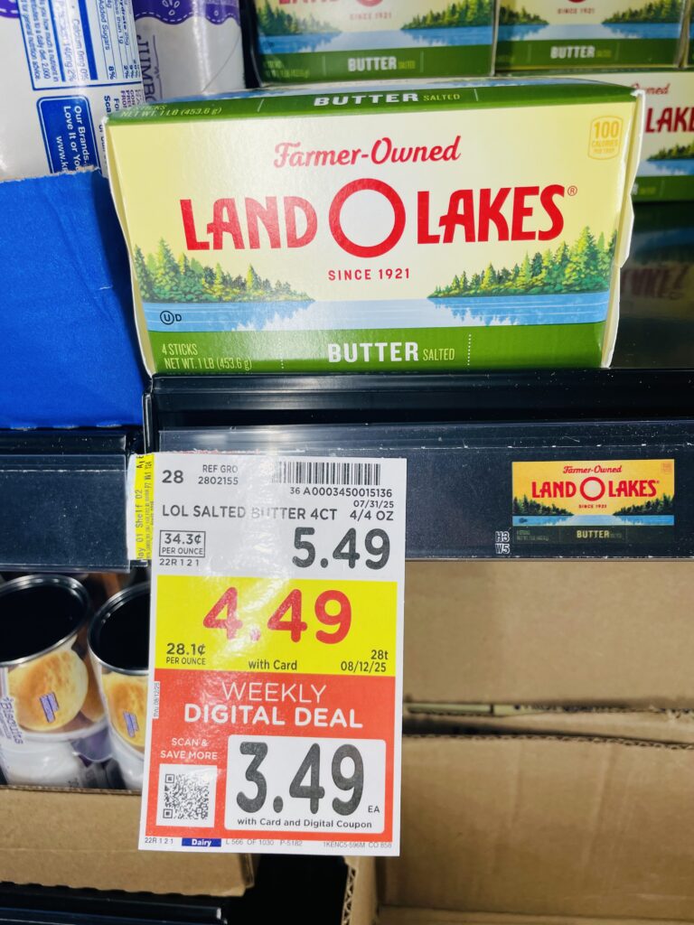 land o lake butter kroger shelf image (1)