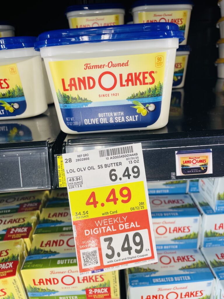 land o lake butter kroger shelf image (1)