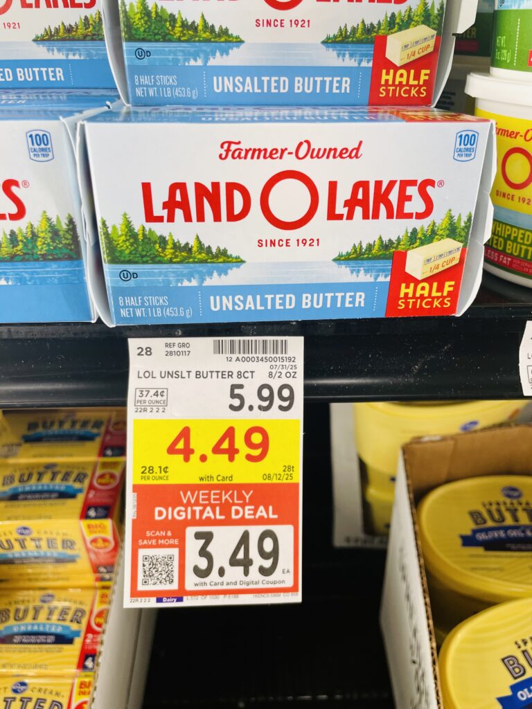 land o lake butter kroger shelf image (1)