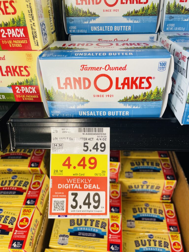 land o lake butter kroger shelf image (1)