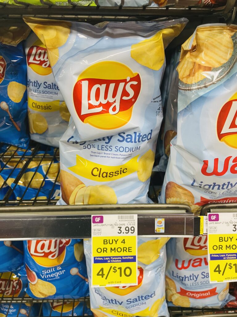 lay's cheetos fritos kroger shelf image (1)