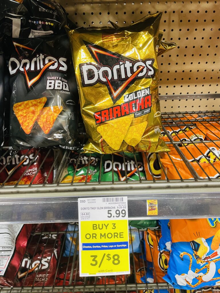 lays doritos fritos kroger shelf image (1)