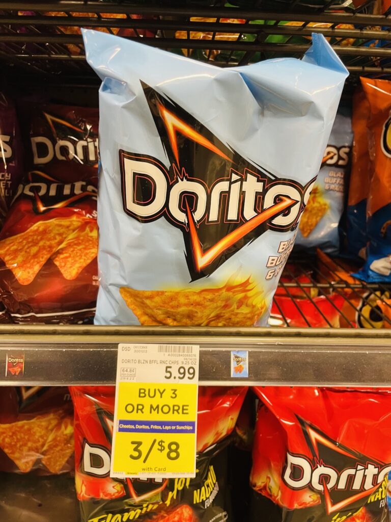 lays doritos fritos kroger shelf image (1)