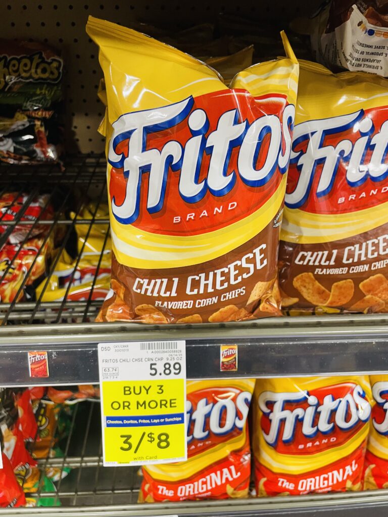 lays doritos fritos kroger shelf image (1)