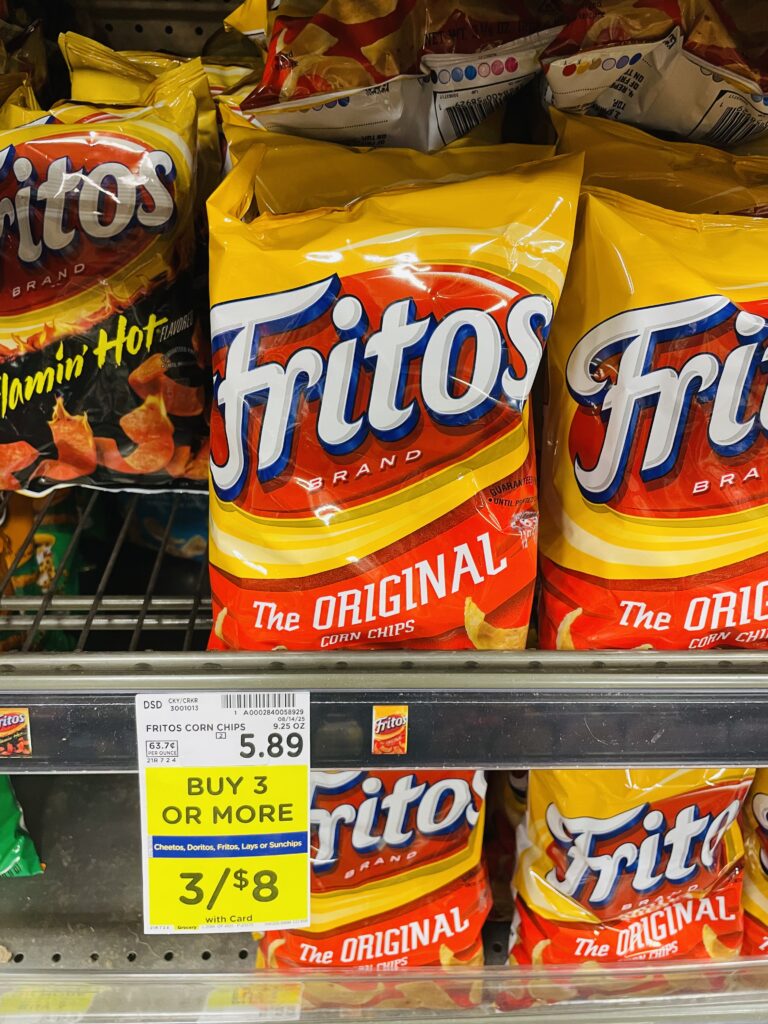 lays doritos fritos kroger shelf image (1)