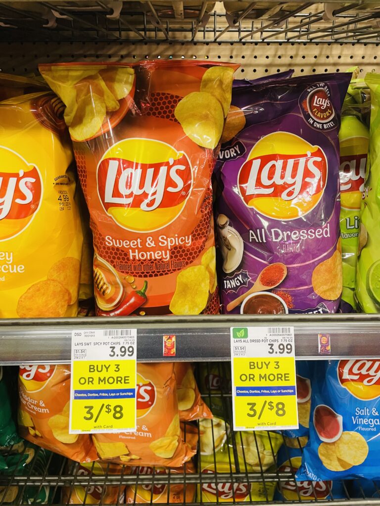 lays doritos fritos kroger shelf image (1)