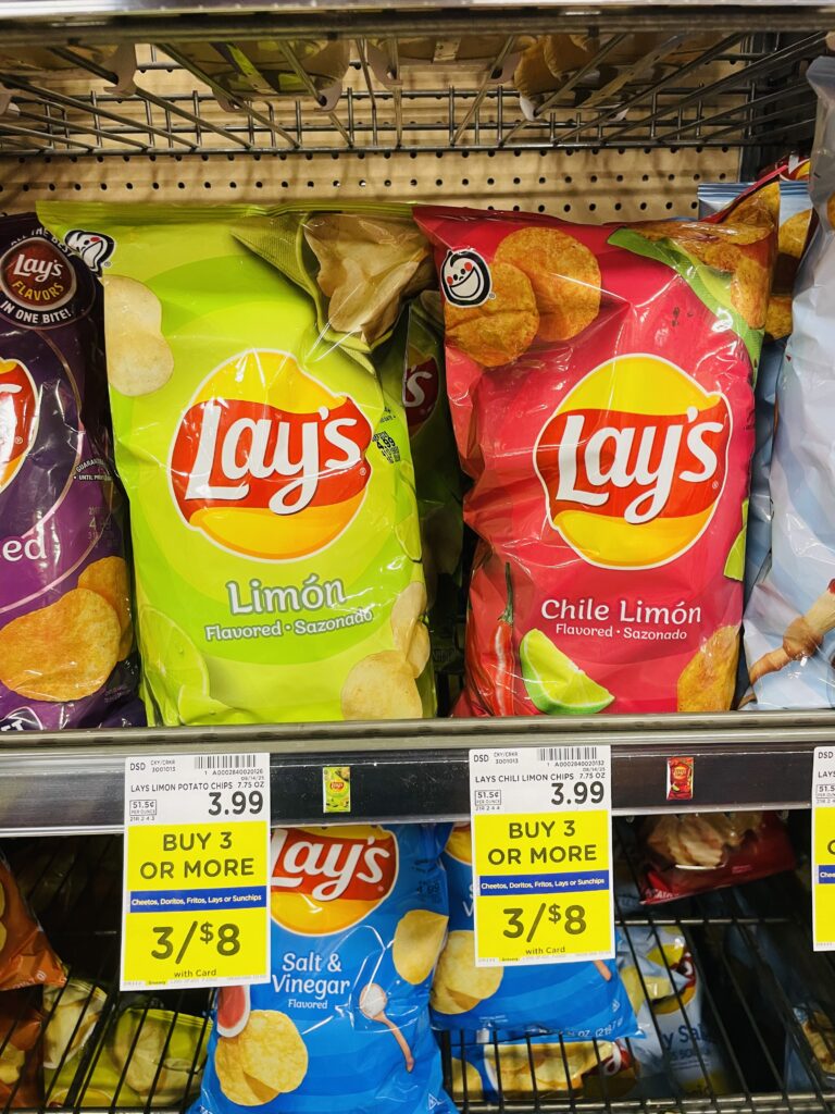 lays doritos fritos kroger shelf image (1)