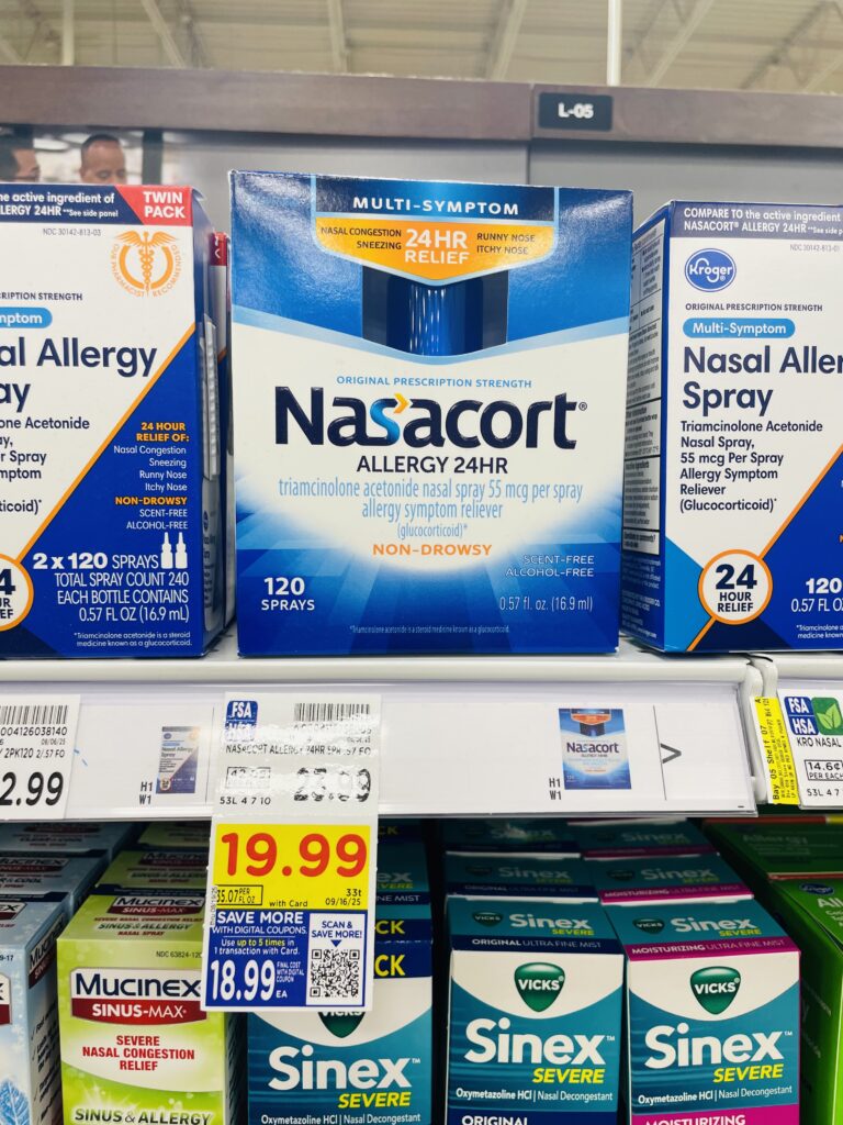 nasacort kroger shelf image