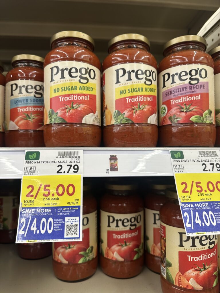 prego alfredo and pasta sauce kroger shelf image (1)