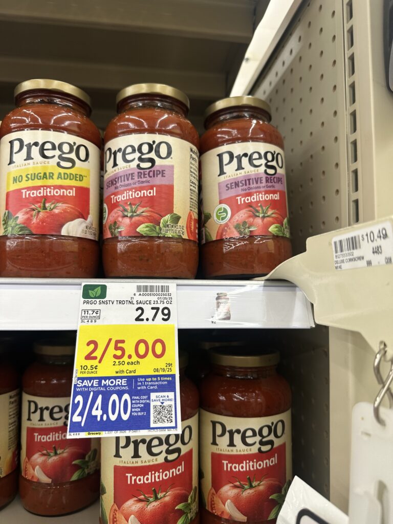 prego alfredo and pasta sauce kroger shelf image (1)