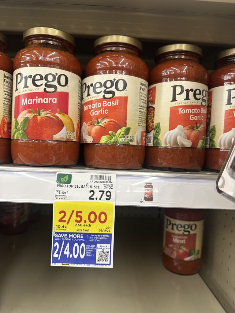 prego alfredo and pasta sauce kroger shelf image (1)