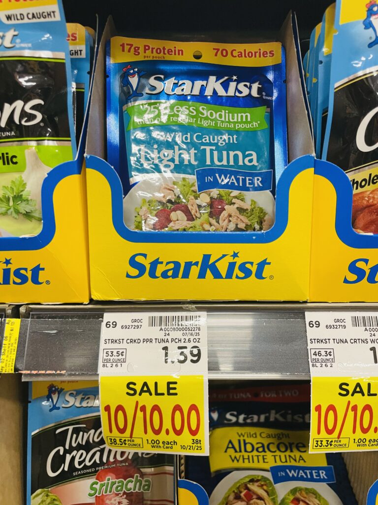 starkist tuna kroger shelf image (1)
