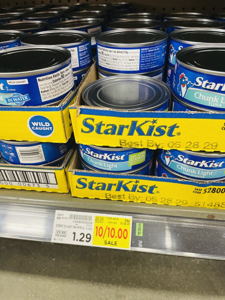 starkist tuna kroger shelf image (1)