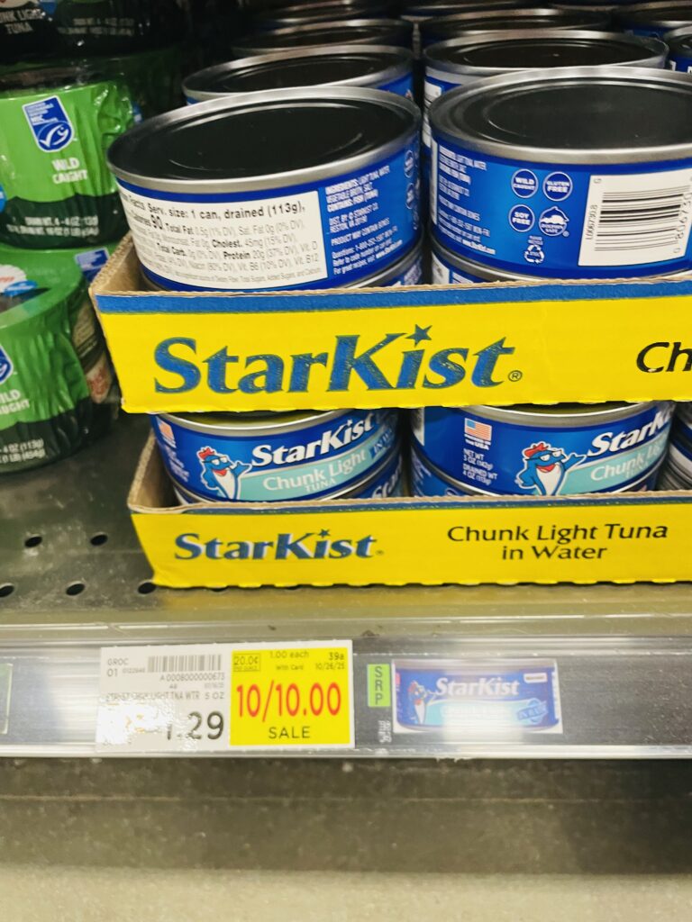 starkist tuna kroger shelf image (1)