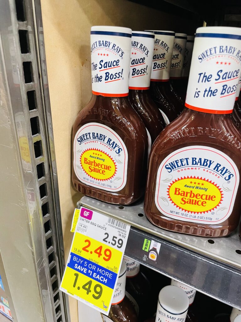 sweet baby ray's kroger shelf image (1)