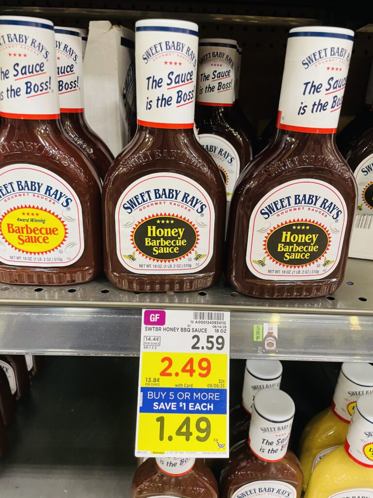 sweet baby ray's kroger shelf image (1)