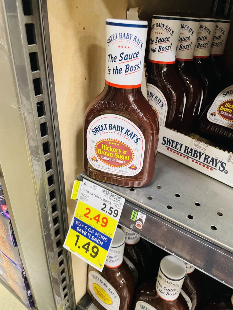 sweet baby ray's kroger shelf image (1)