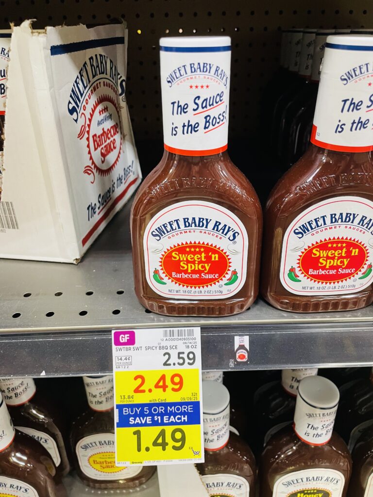 sweet baby ray's kroger shelf image (1)