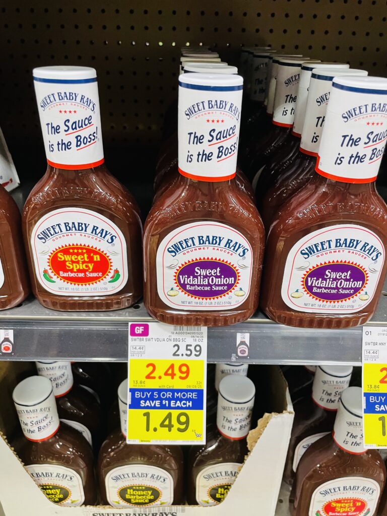sweet baby ray's kroger shelf image (1)