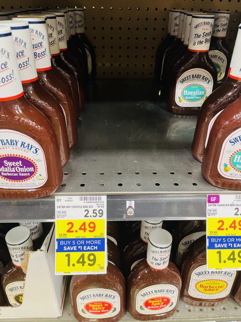 sweet baby ray's kroger shelf image (1)