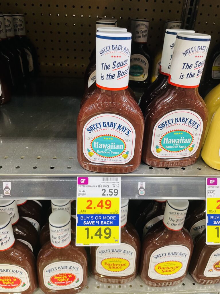 sweet baby ray's kroger shelf image (1)