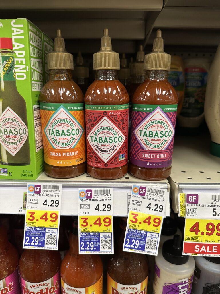 tabasco sauce kroger shelf image (1)