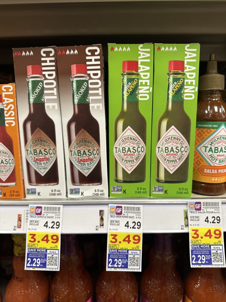 tabasco sauce kroger shelf image (1)