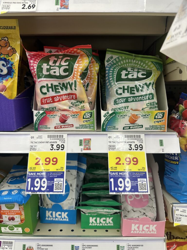 tictac chewy kroger shelf image