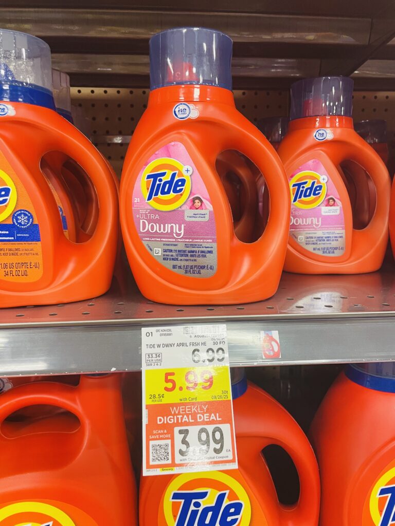 tide and gain kroger shelf image (1)