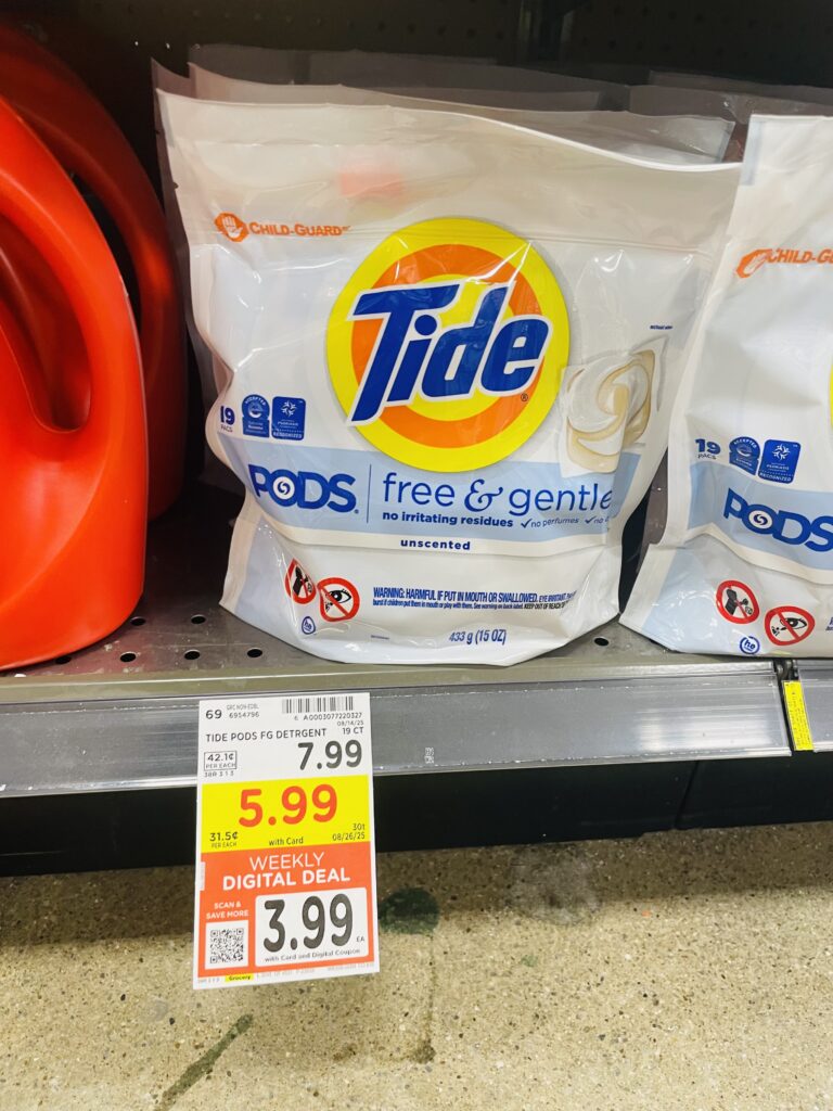 tide and gain kroger shelf image (1)