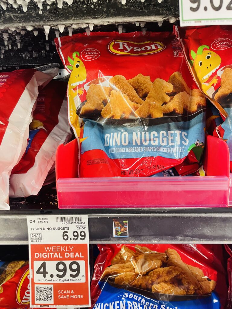 tyson frozen chicken kroger shelf image (1)