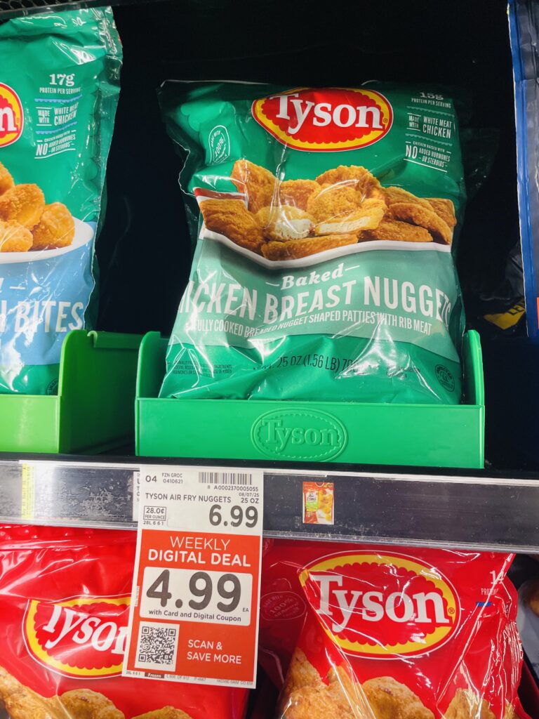 tyson frozen chicken kroger shelf image (1)