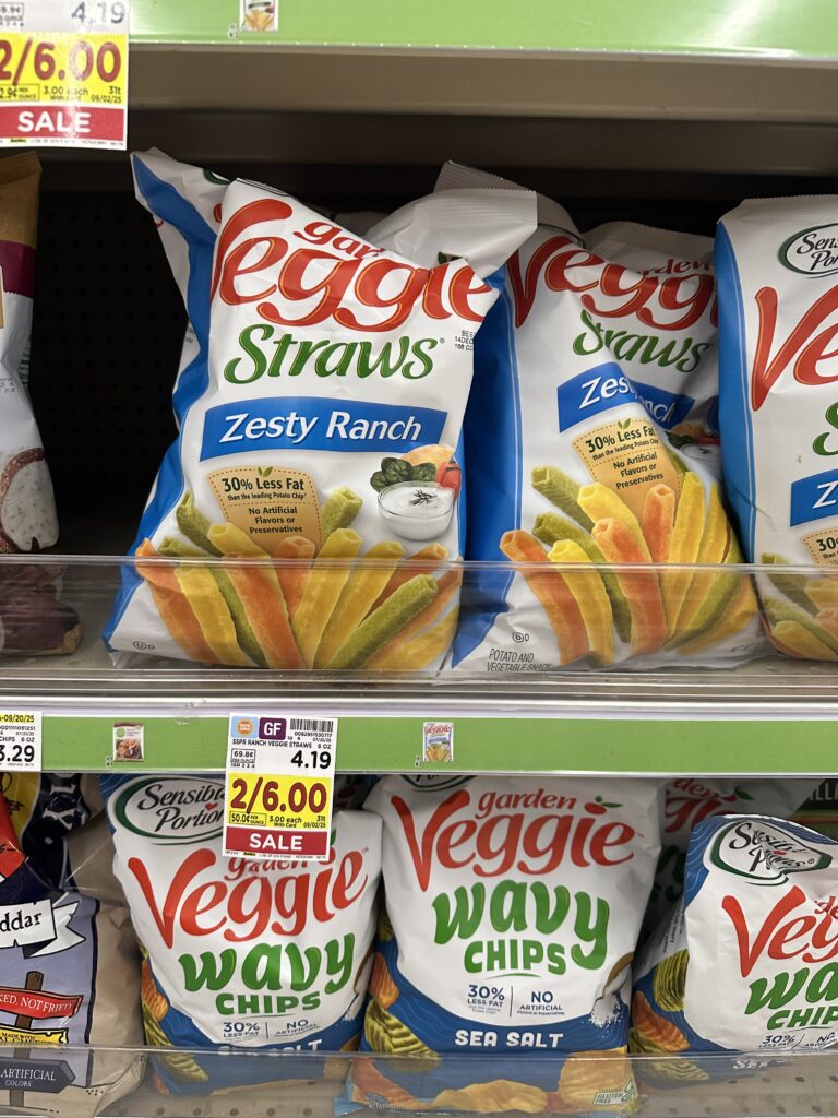 veggie straws kroger shelf image (1)