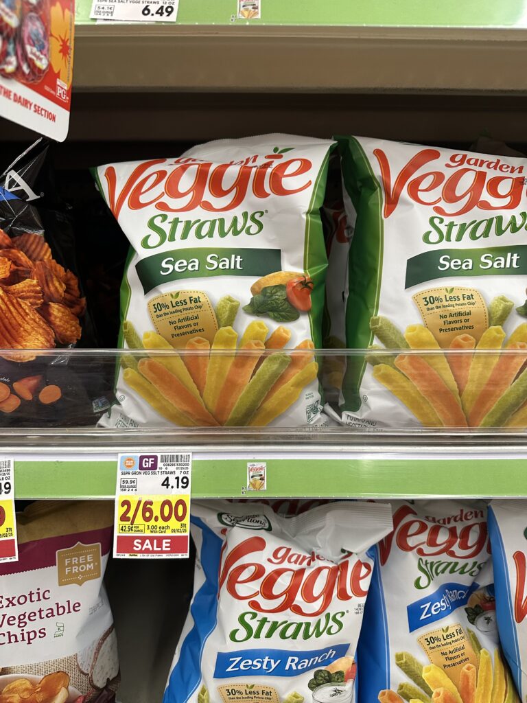 veggie straws kroger shelf image (1)