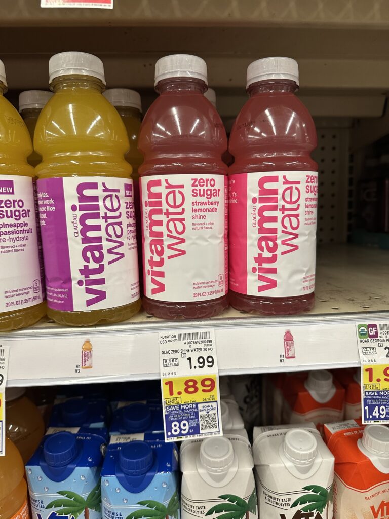 vitamin water kroger shelf image (1)