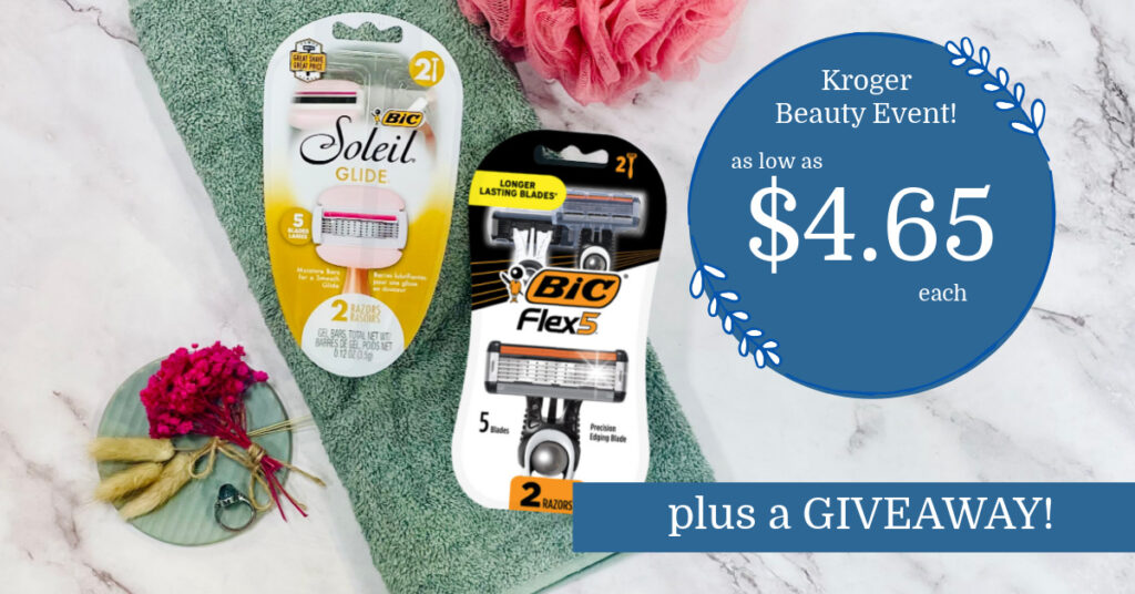 Score BIC® Disposable Razors for as low as $4.65 with Kroger Beauty ...