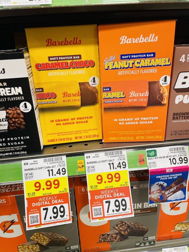Barebell Protein Bars Kroger Shelf image (