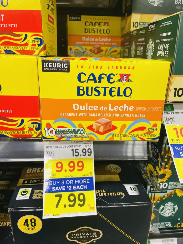Cafe Bustelo Kroger Shelf Image 