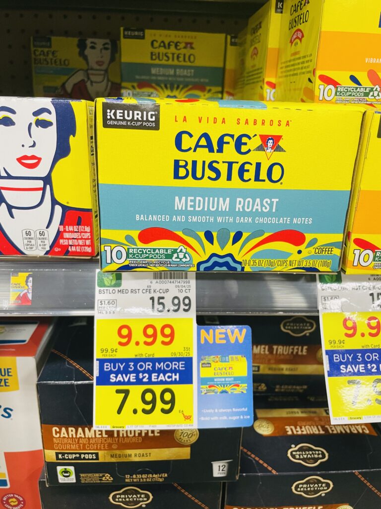 Cafe Bustelo Kroger Shelf Image 