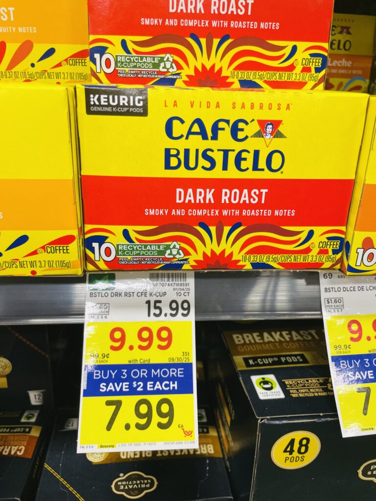 Cafe Bustelo Kroger Shelf Image 