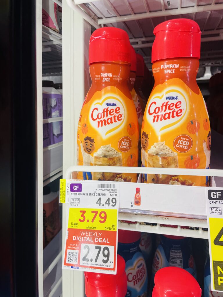 Coffee mate creamer kroger shelf image