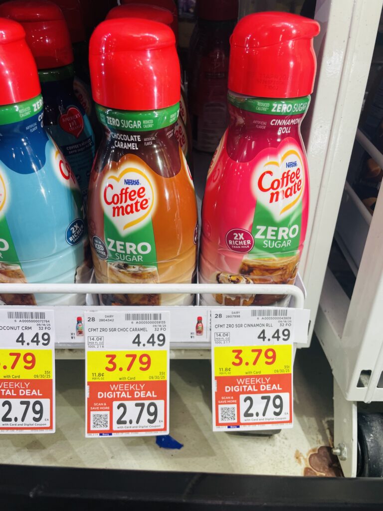 Coffee mate creamer kroger shelf image
