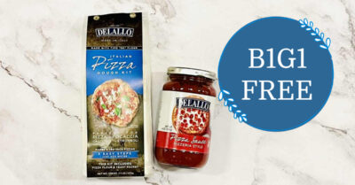 DeLallo Pizza Dough Kit and Sauce Kroger Krazy
